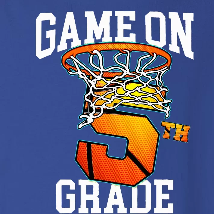 Game On 5th Grade Basketball Back To School Student Toddler Long Sleeve Shirt