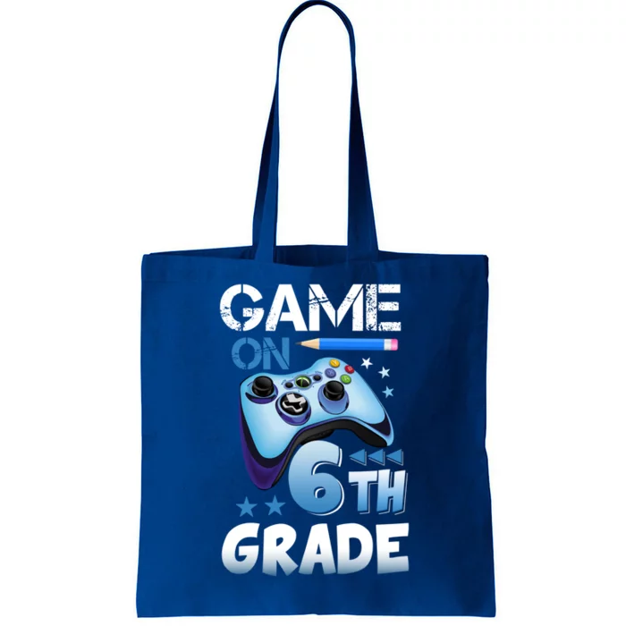 Game On 6Th Grade First Day Gamer Back To School Gift Tote Bag