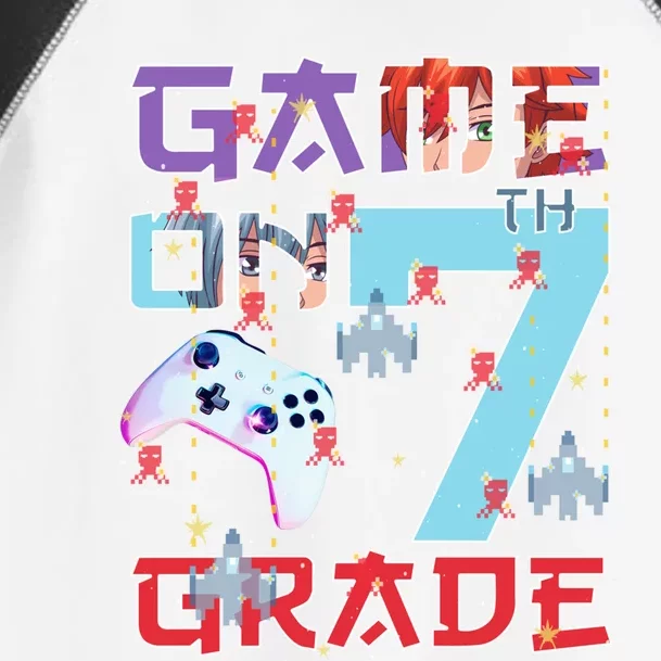 Game On 7Th Seventh Grade 7Th Grade First Day Of School Gift Toddler Fine Jersey T-Shirt