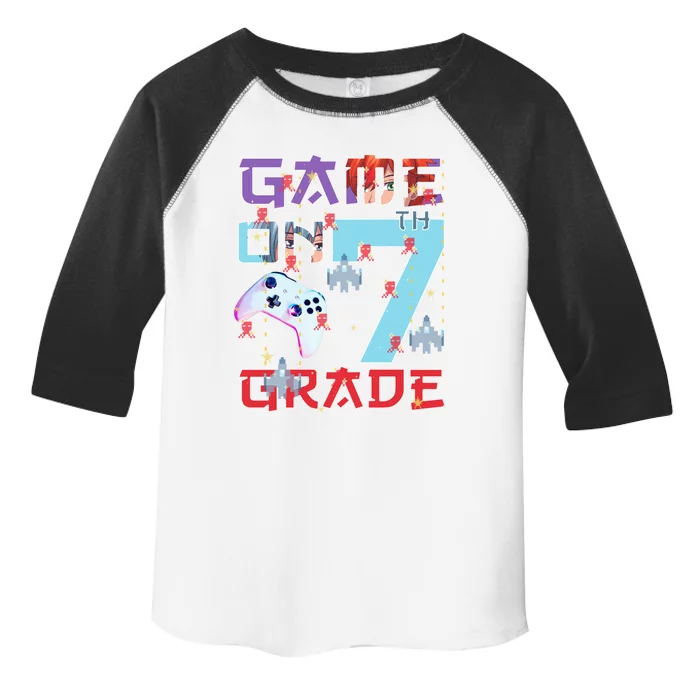 Game On 7Th Seventh Grade 7Th Grade First Day Of School Gift Toddler Fine Jersey T-Shirt