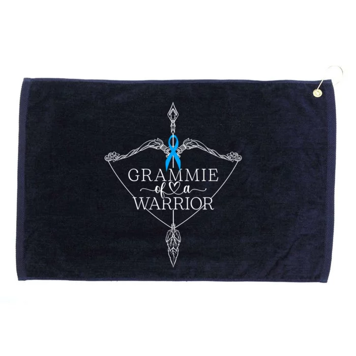 Grammie Of A Warrior Prostate Cancer Awareness Support Squad Gift Grommeted Golf Towel