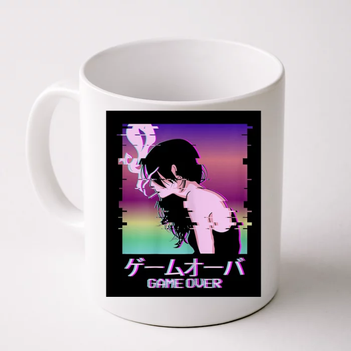 Game Over Anime Front & Back Coffee Mug