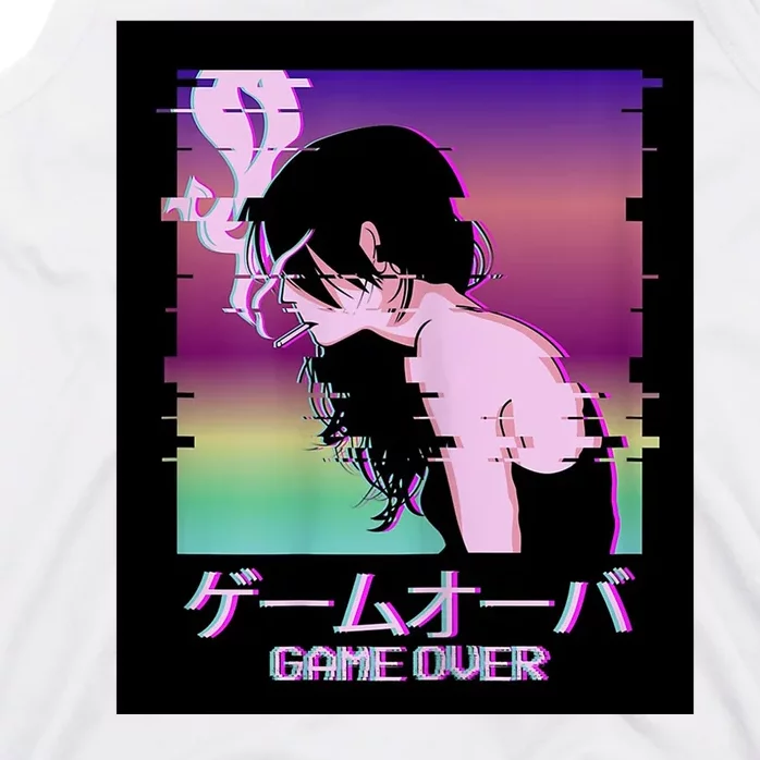 Game Over Anime Tank Top