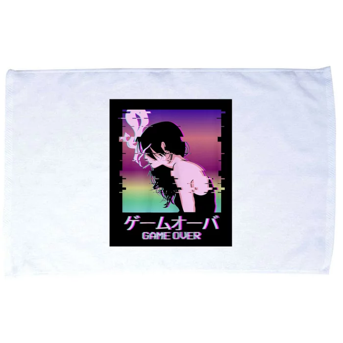 Game Over Anime Microfiber Hand Towel