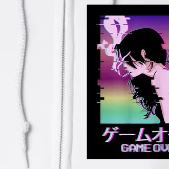 Game Over Anime Full Zip Hoodie