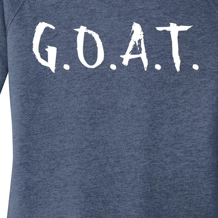 Greatest Of All Time GOAT Women's Perfect Tri Tunic Long Sleeve Shirt