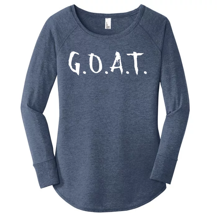 Greatest Of All Time GOAT Women's Perfect Tri Tunic Long Sleeve Shirt