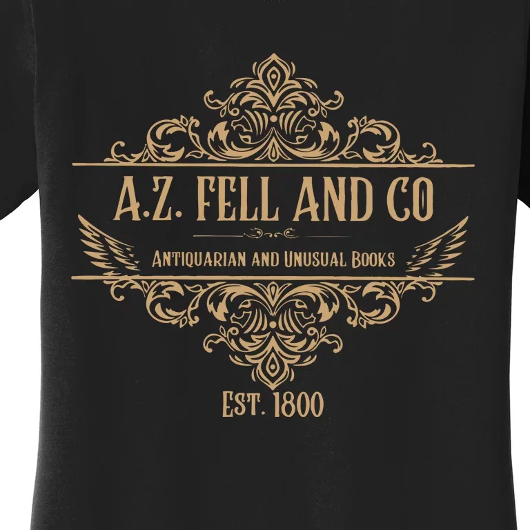 Good Omens A.Z. Fell And Co Antiquarian And Unusual Books Women's T-Shirt