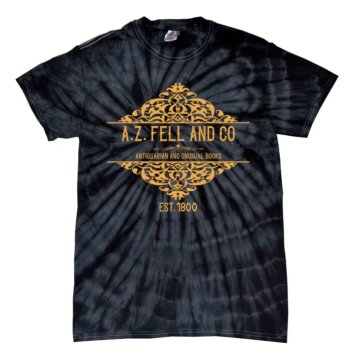 Good Omens A.Z. Fell And Co Antiquarian And Unusual Books Tees Aziraphale Crow Tie-Dye T-Shirt