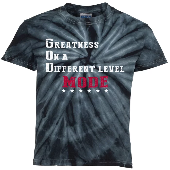 Greatness On A Different Level MODE Kids Tie-Dye T-Shirt