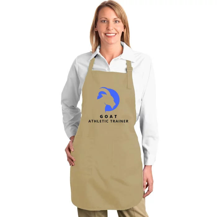 Greatest Of All Time Athletic Trainer Full-Length Apron With Pocket