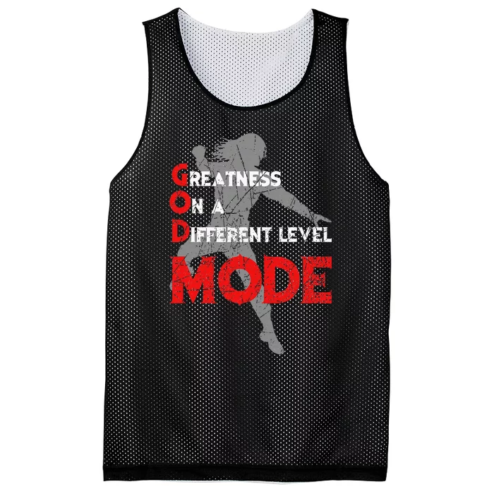 Greatness On A Different Level Mode Mesh Reversible Basketball Jersey Tank