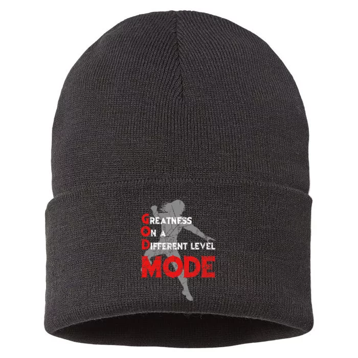 Greatness On A Different Level Mode Sustainable Knit Beanie