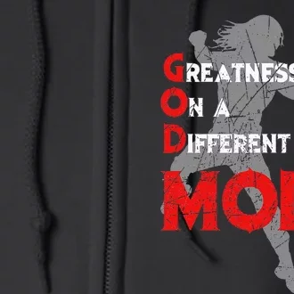 Greatness On A Different Level Mode Full Zip Hoodie