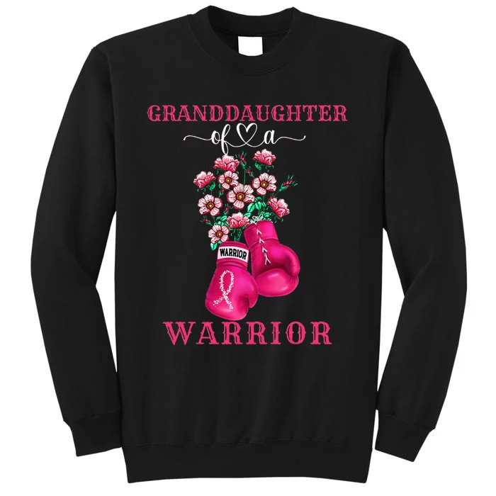 Granddaughter Of A Warrior Breast Cancer Awareness Support Sweatshirt