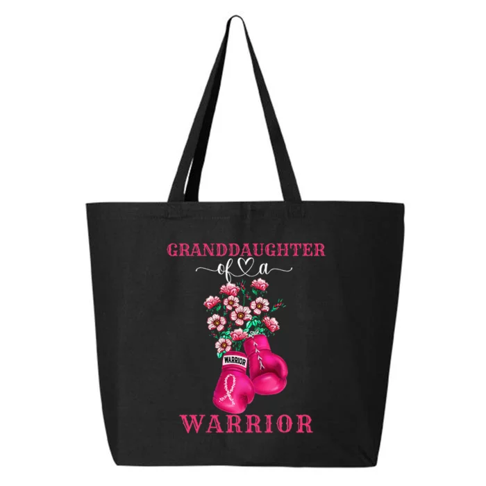 Granddaughter Of A Warrior Breast Cancer Awareness Support 25L Jumbo Tote