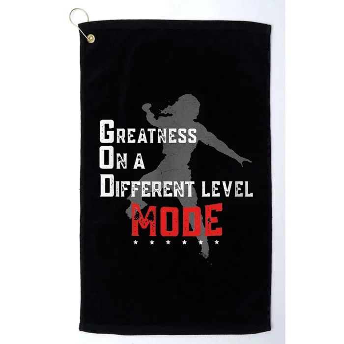 Greatness On A Different Level Mode Platinum Collection Golf Towel