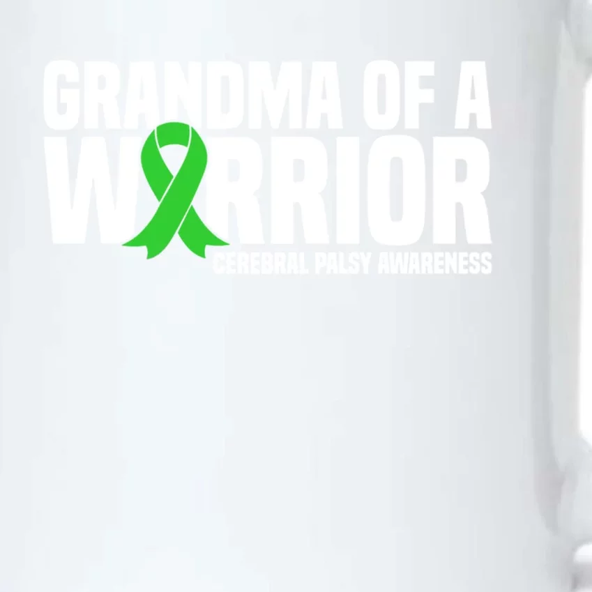 Grandma Of A Warrior Cerebral Palsy Awareness Gift Black Color Changing Mug