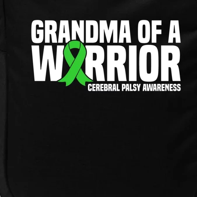 Grandma Of A Warrior Cerebral Palsy Awareness Gift Impact Tech Backpack