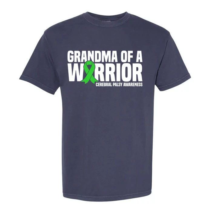 Grandma Of A Warrior Cerebral Palsy Awareness Gift Garment-Dyed Heavyweight T-Shirt