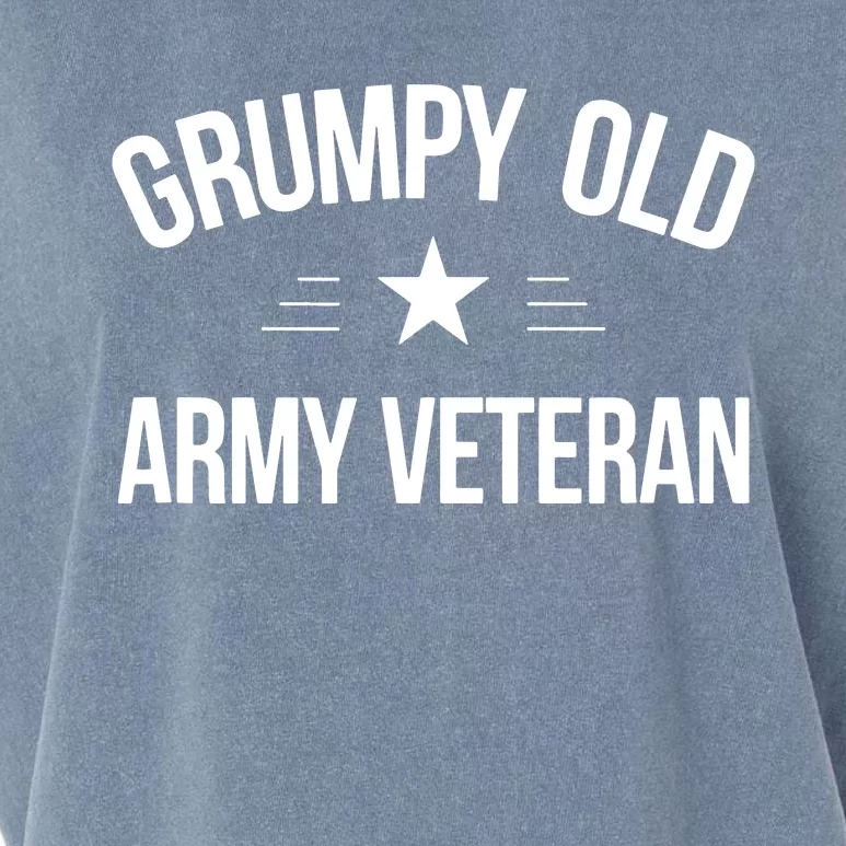 Grumpy Old Army Veteran Garment-Dyed Women's Muscle Tee