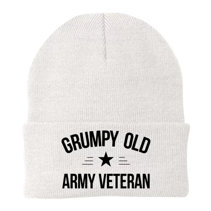 Grumpy Old Army Veteran Knit Cap Winter Beanie