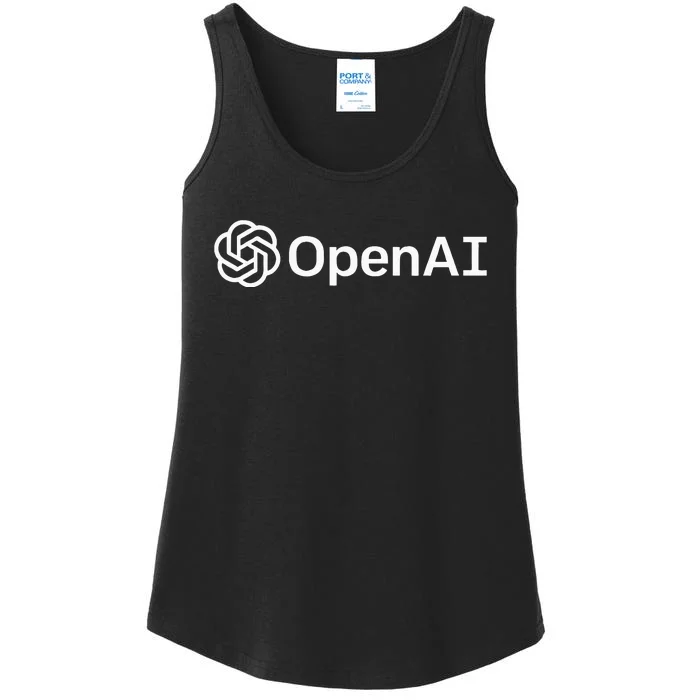 Geeky Openai Artificial Intelligence Computer Programmer Ladies Essential Tank