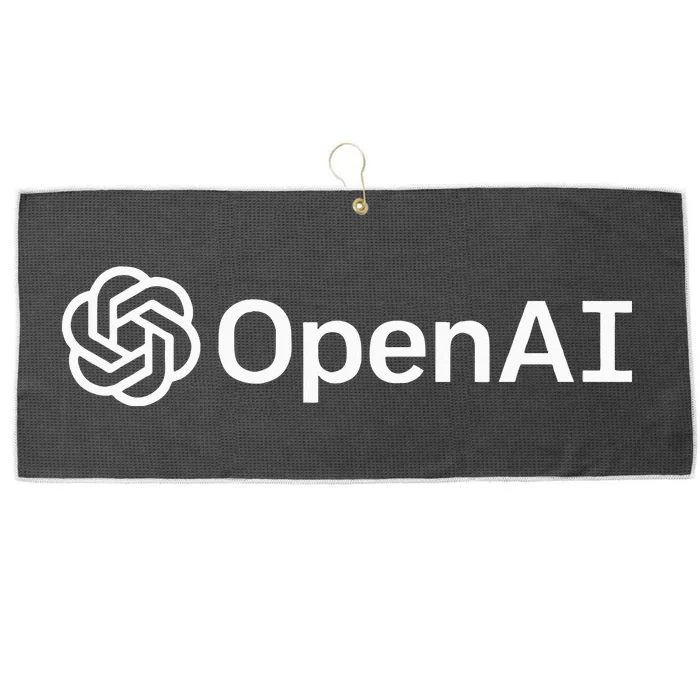 Geeky Openai Artificial Intelligence Computer Programmer Large Microfiber Waffle Golf Towel