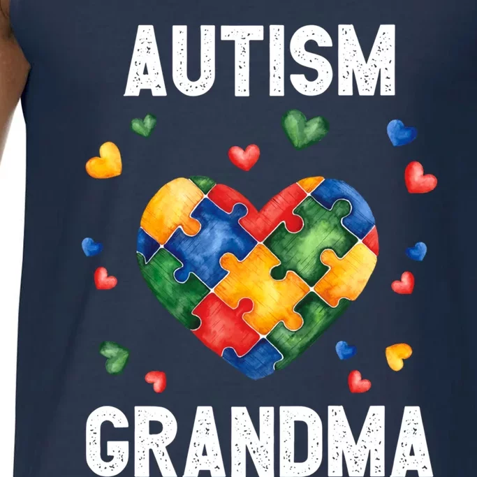 Grandma Of A Warrior Proud Grandma Autism Gift Comfort Colors® Tank Top