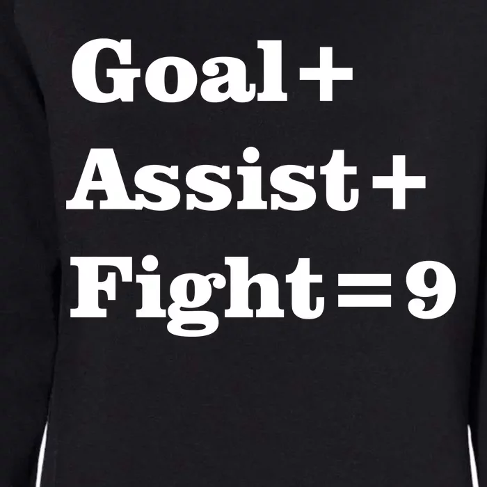 Goal Assist Fight Womens California Wash Sweatshirt