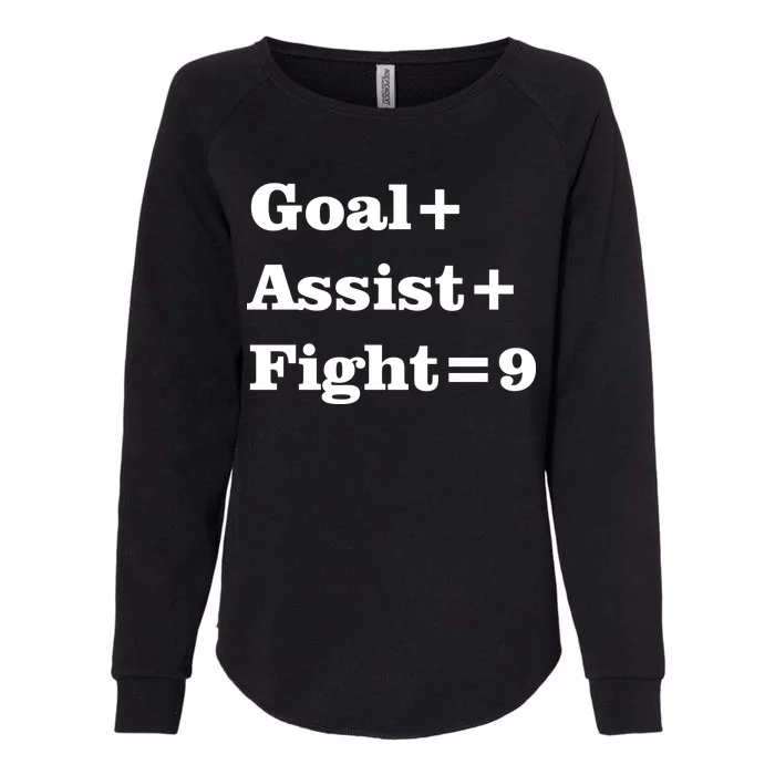 Goal Assist Fight Womens California Wash Sweatshirt