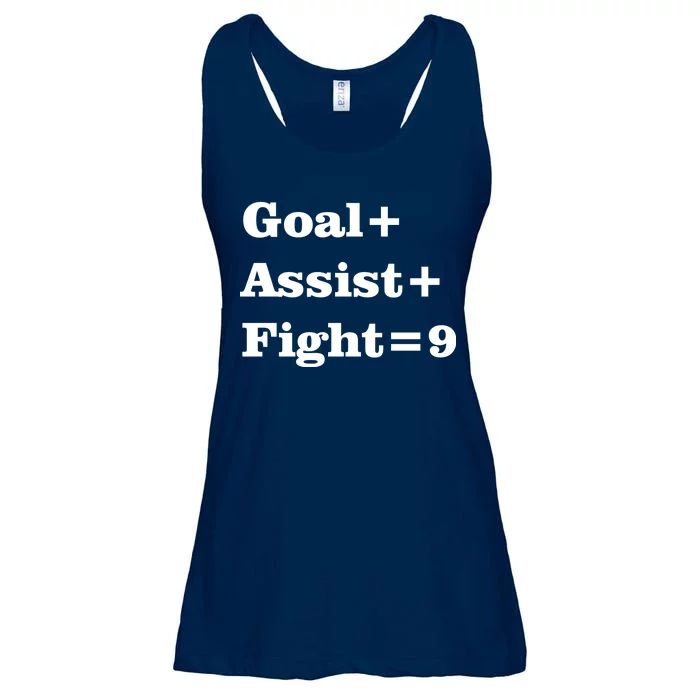 Goal Assist Fight Ladies Essential Flowy Tank