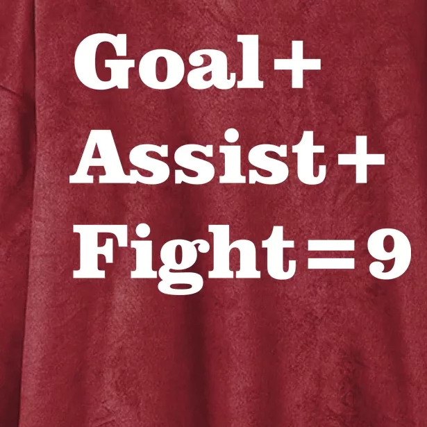 Goal Assist Fight Hooded Wearable Blanket