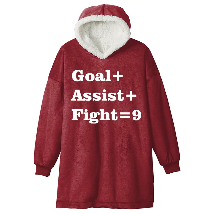 Goal Assist Fight Hooded Wearable Blanket