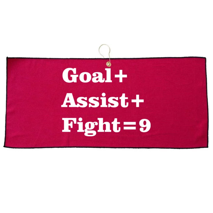 Goal Assist Fight Large Microfiber Waffle Golf Towel