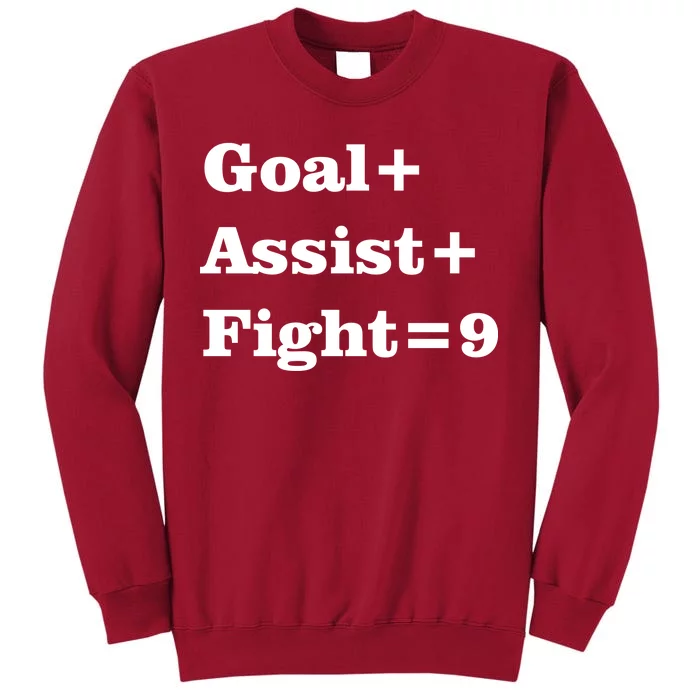 Goal Assist Fight Tall Sweatshirt