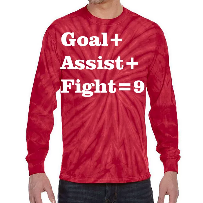 Goal Assist Fight Tie-Dye Long Sleeve Shirt