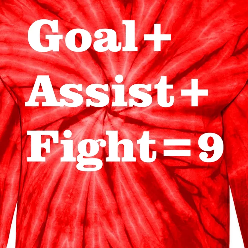 Goal Assist Fight Tie-Dye Long Sleeve Shirt