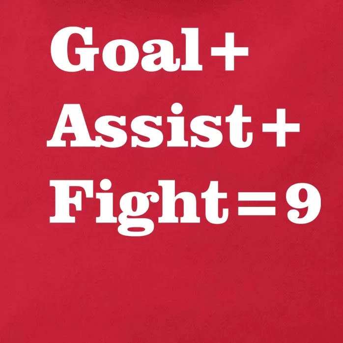 Goal Assist Fight Zip Tote Bag