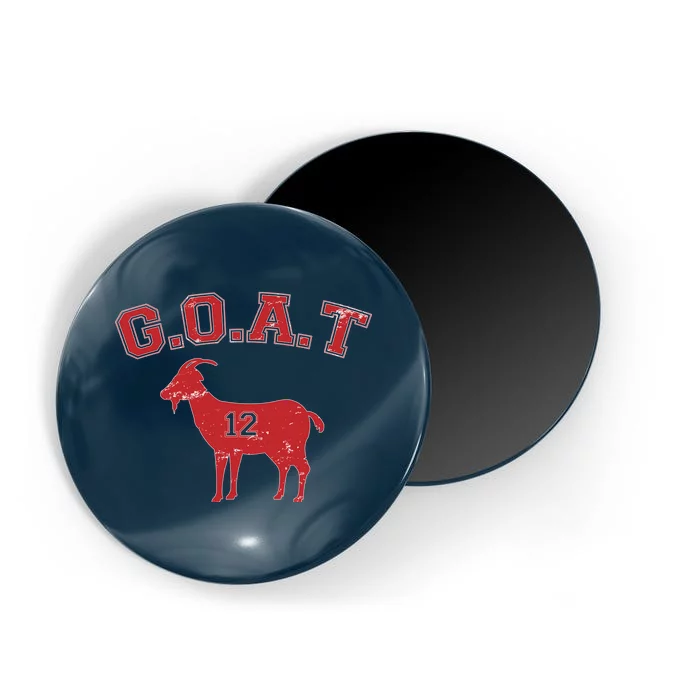 Goat 12 New England Football Fan Magnet