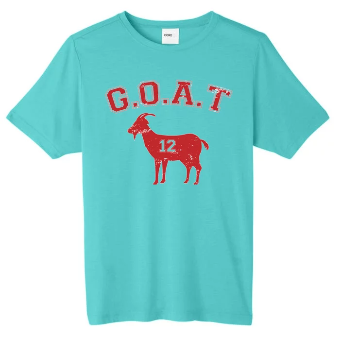 Goat 12 New England Football Fan ChromaSoft Performance T-Shirt