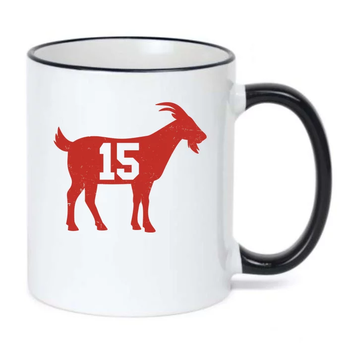 GOAT 15 Kansas City KC Football Black Color Changing Mug