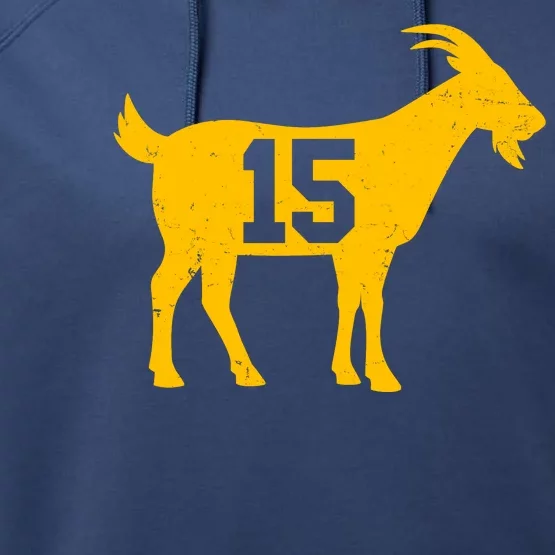 GOAT 15 Kansas City KC Football Performance Fleece Hoodie