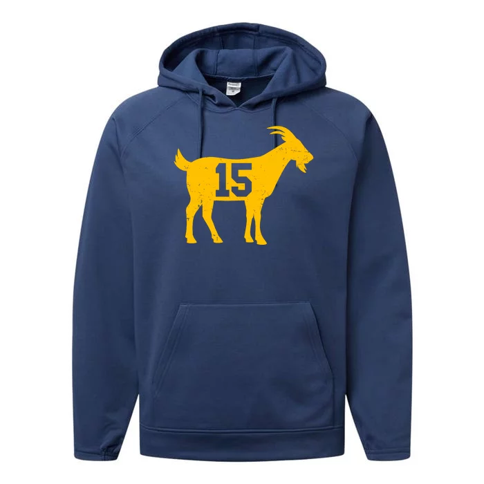 GOAT 15 Kansas City KC Football Performance Fleece Hoodie