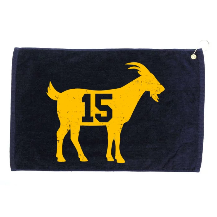 GOAT 15 Kansas City KC Football Grommeted Golf Towel