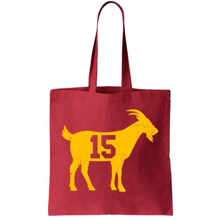 GOAT 15 Kansas City KC Football Tote Bag