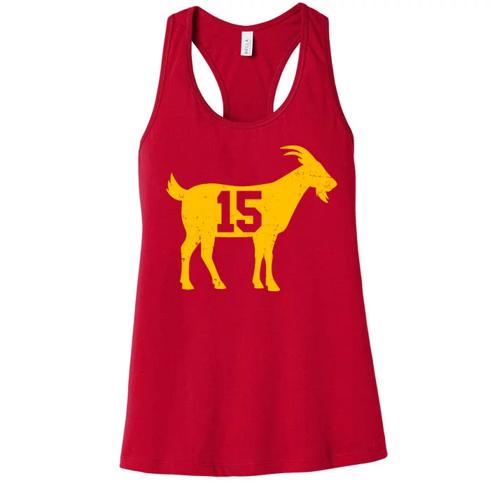 GOAT 15 Kansas City KC Football Women's Racerback Tank