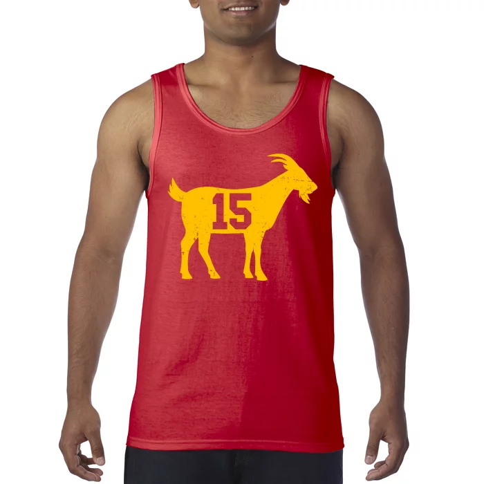 GOAT 15 Kansas City KC Football Tank Top