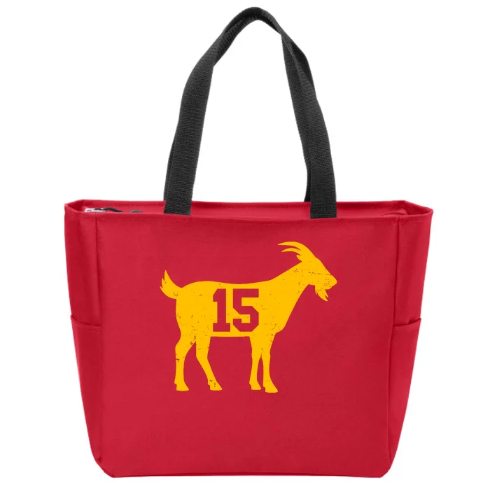 GOAT 15 Kansas City KC Football Zip Tote Bag