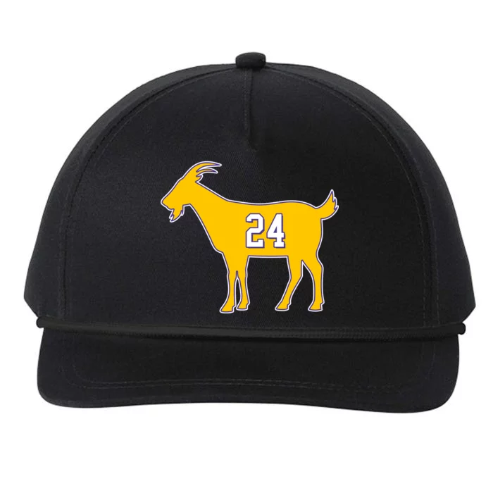 GOAT 24 Kobe Snapback Five-Panel Rope Hat